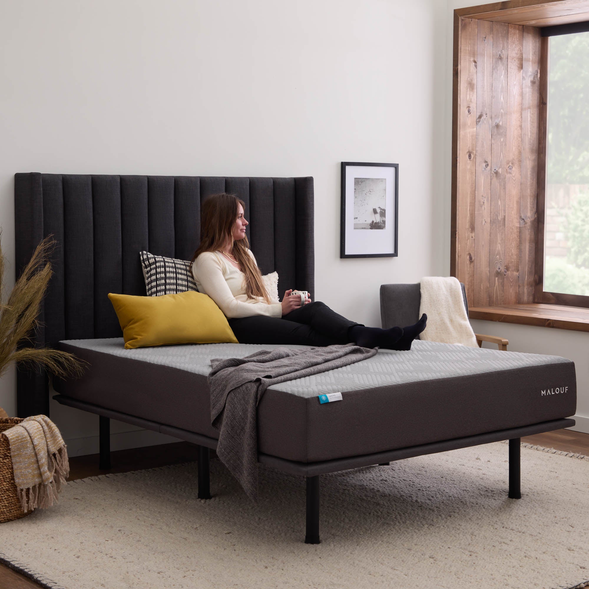 Upholstered Highrise™ Bed Frame