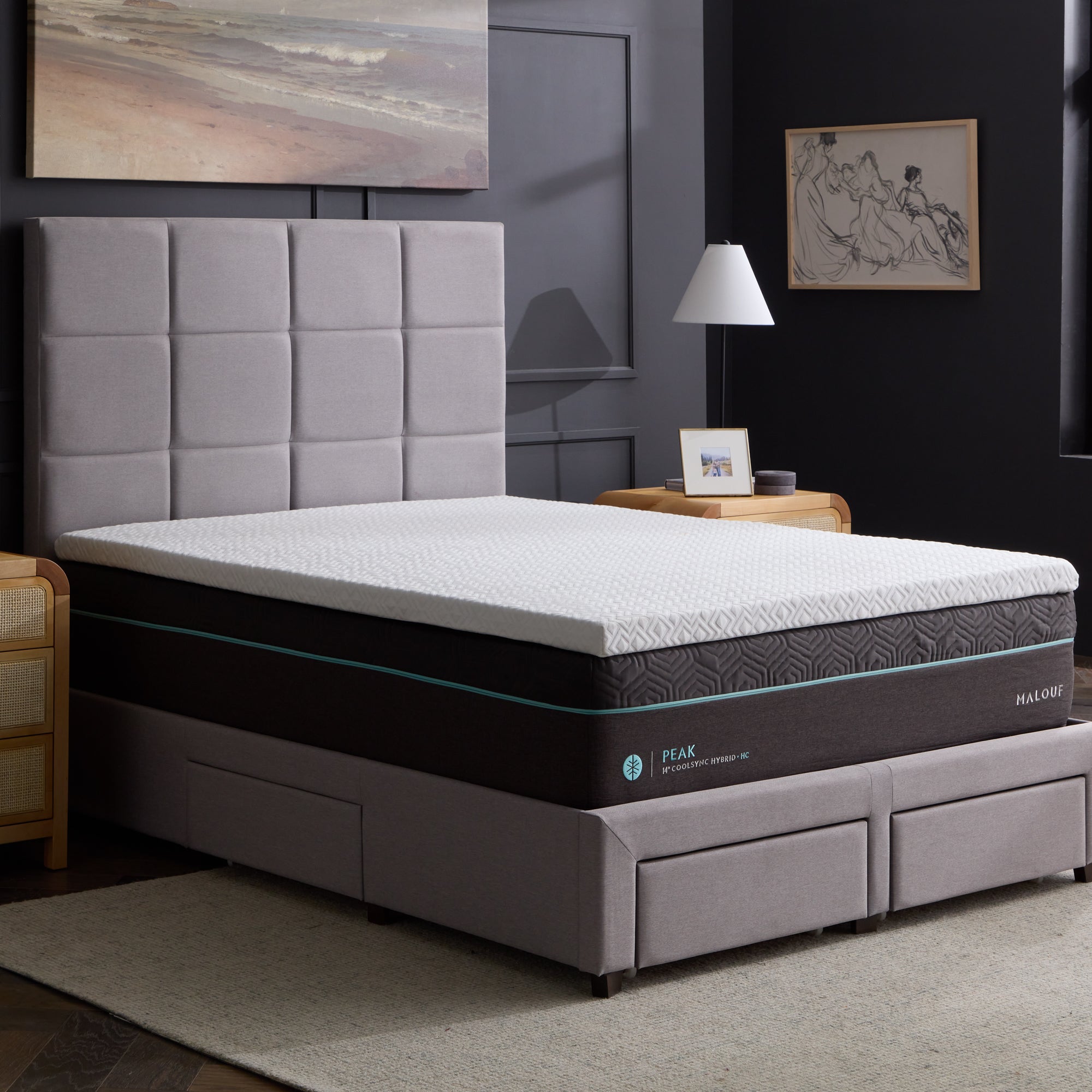 Gel Memory Foam Mattress Topper