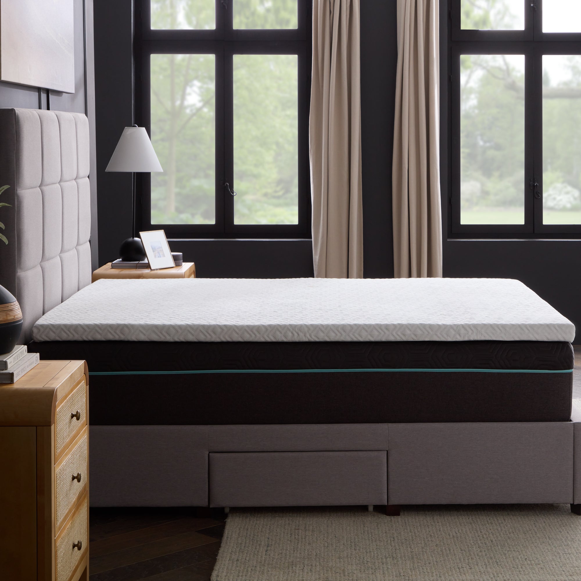 Gel Memory Foam Mattress Topper