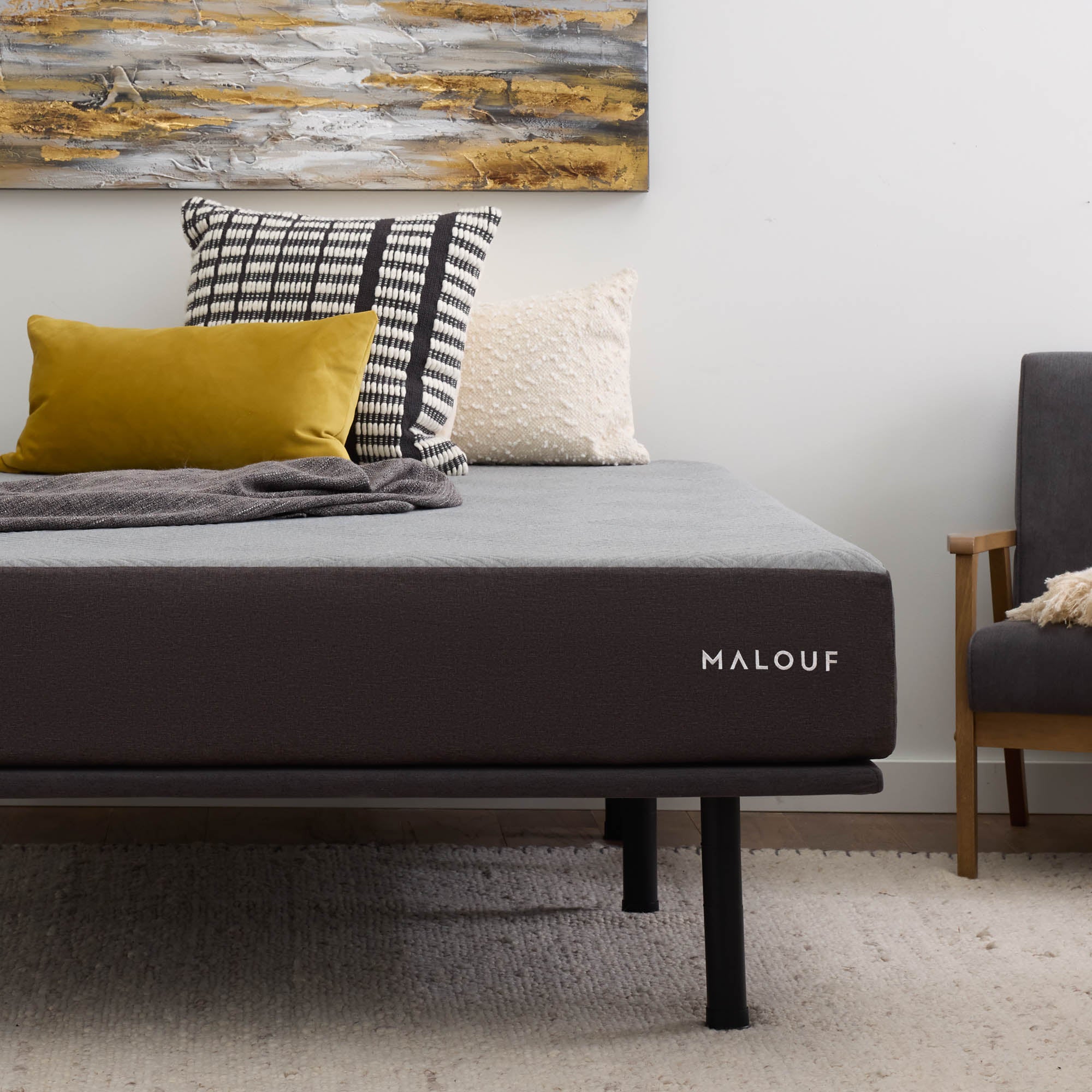 Upholstered Highrise™ Bed Frame