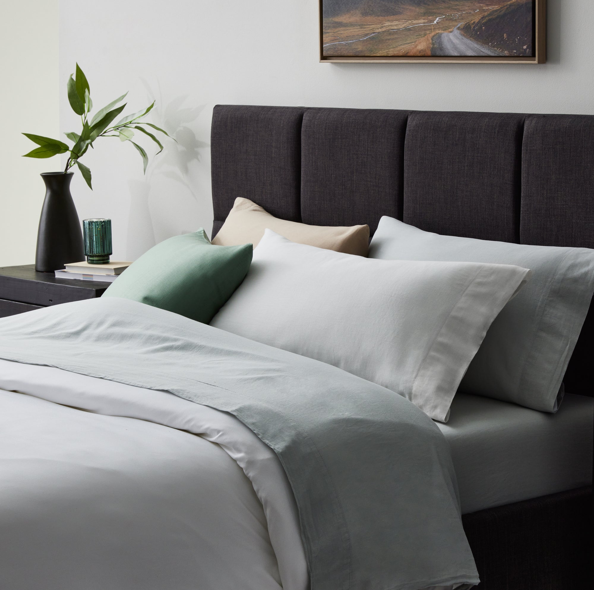Linen-Weave Cotton Sheet Set