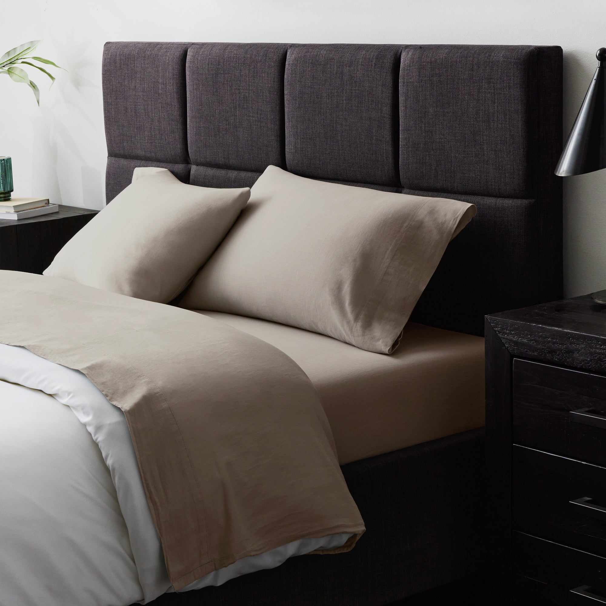 Linen-Weave Cotton Sheet Set