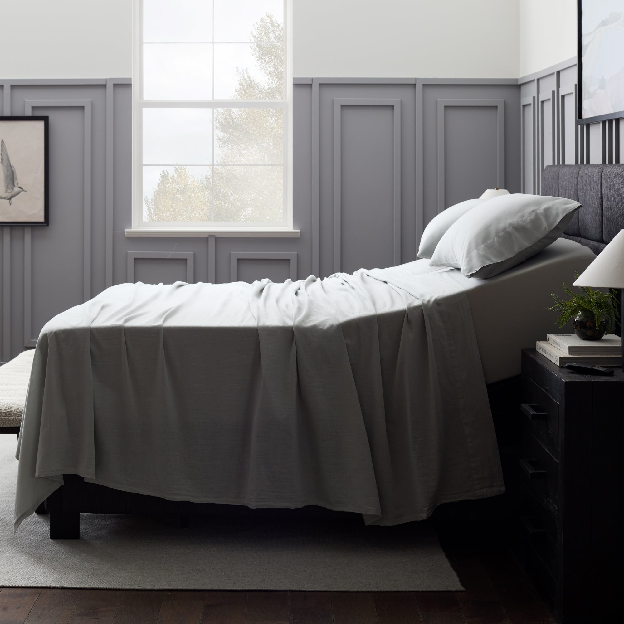 Linen-Weave Cotton Sheet Set